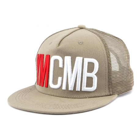 Casquette Trucker YMCMB Marron Sable ANCIENNES COLLECTIONS divers