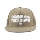 Casquette Trucker Comme des Marron Sable ANCIENNES COLLECTIONS divers