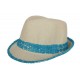 Trilby Whistler Beige et Turquoise taille unique ANCIENNES COLLECTIONS divers