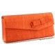 Pochette Mariage Lucie en sisal Orange ANCIENNES COLLECTIONS divers