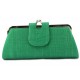 Pochette Mariage Bulle en sisal Vert ANCIENNES COLLECTIONS divers