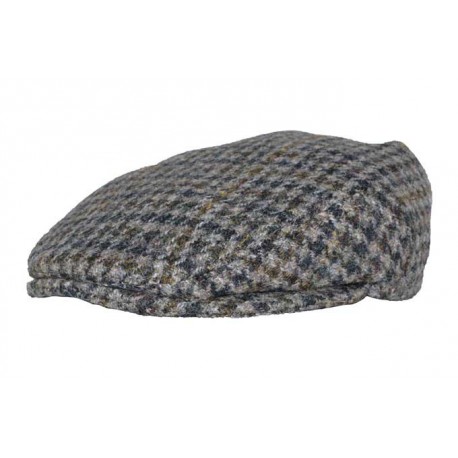 Casquette Blackpool Harris Tweed dégradé gris et marron ANCIENNES COLLECTIONS divers