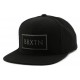 Casquette Brixton Snapback RIFT Noire ANCIENNES COLLECTIONS divers