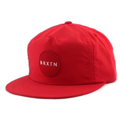 Casquette Brixton Snapback MEYER Rouge CASQUETTES BRIXTON