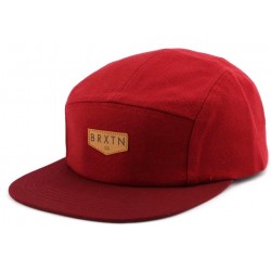 Casquette Brixton 5 panel Haft Burgundy ANCIENNES COLLECTIONS divers