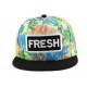 Snapback FRESH Bleue et Orange CASQUETTES Hip Hop Honour