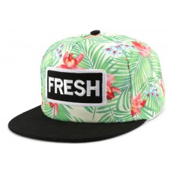 Snapback FRESH Verte et Rouge CASQUETTES Hip Hop Honour