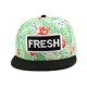 Snapback FRESH Verte et Rouge CASQUETTES Hip Hop Honour