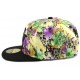 Casquette Enfant NY Florale Jaune et Violette de 7 à 12 ans ANCIENNES COLLECTIONS divers