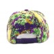 Casquette Enfant NY Florale Violette et Jaune de 7 à 12 ans ANCIENNES COLLECTIONS divers