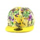 Casquette Enfant NY Florale Jaune et Violet de 7 à 12 ans ANCIENNES COLLECTIONS divers