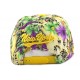 Casquette Enfant NY Florale Jaune et Violet de 7 à 12 ans ANCIENNES COLLECTIONS divers