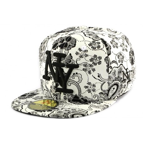 Casquette Enfant NY Blanche et Noire style Bandana ANCIENNES COLLECTIONS divers