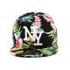 Casquette Enfant NY Noire Fleurs Rouges de 7 à 12 ans ANCIENNES COLLECTIONS divers