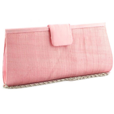 Pochette Mariage Sabine Rose en sisal ANCIENNES COLLECTIONS divers