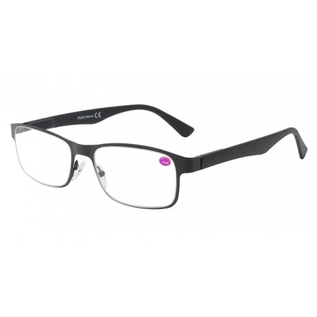 Lunettes Loupes Lou Noire Mat Dioptrie +3,5 Lunettes Loupes New Time