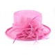 Chapeau Mariage Fama en sisal Fuschia ANCIENNES COLLECTIONS divers