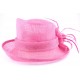 Chapeau Mariage Fama en sisal Fuschia ANCIENNES COLLECTIONS divers