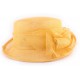 Chapeau Mariage Fides en sisal jaune ANCIENNES COLLECTIONS divers