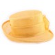 Chapeau Mariage Fides en sisal jaune ANCIENNES COLLECTIONS divers