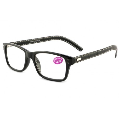 Lunettes Loupes Arthur Noire Dioptrie +2,5 Lunettes Loupes New Time