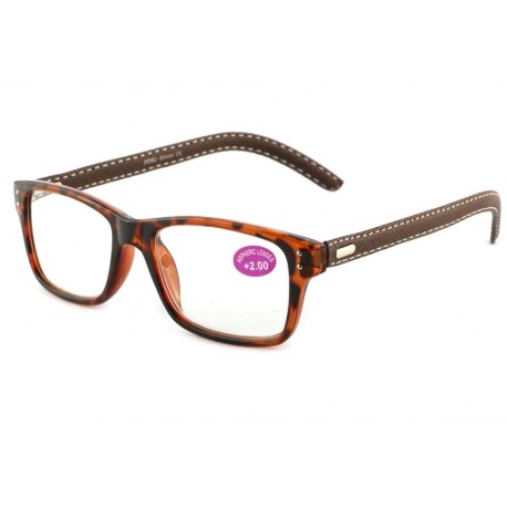 Lunettes Loupes Arthur Marron Dioptrie +2 Lunettes Loupes New Time