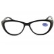 Lunettes Loupes Ilda Noire Dioptrie +2 Lunettes Loupes New Time