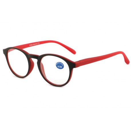 Lunettes Loupes Abey Noire et Rouge Dioptrie +2,5 ANCIENNES COLLECTIONS divers