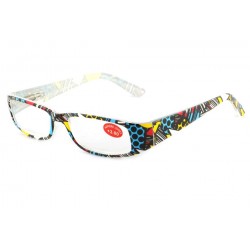 Lunettes Loupes Pop Bleu et Jaune Dioptrie +1 Lunettes Loupes New Time