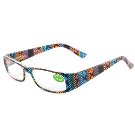 Lunettes Loupes Aki Bleu Jaune et Noire Dioptrie +1,5 Lunettes Loupes New Time