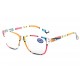 Lunettes Loupes Azza Rouge Jaune et Bleu dioptrie +1 Lunettes Loupes New Time