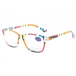 Lunettes Loupes Azza Rouge Jaune et Bleu dioptrie +1 Lunettes Loupes New Time