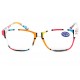 Lunettes Loupes Azza Rouge Jaune et Bleu dioptrie +1 Lunettes Loupes New Time