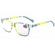 Lunettes Loupes Azza Vert Jaune et Bleu Dioptrie +1,5 Lunettes Loupes New Time