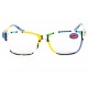 Lunettes Loupes Azza Vert Jaune et Bleu Dioptrie +1,5 Lunettes Loupes New Time