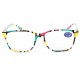 Lunettes Loupes Azza Rose Vert et Jaune Dioptrie +2 Lunettes Loupes New Time