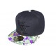 Casquette Enfant Ny Noire Visière Florale Enfant de 7 à 12 Ans ANCIENNES COLLECTIONS divers