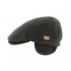 Casquette Herman Derek cuir brillant noir ANCIENNES COLLECTIONS divers