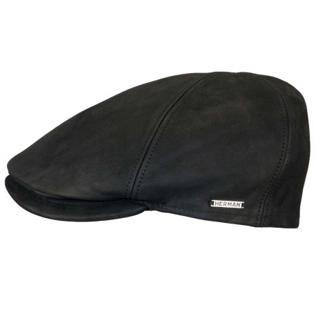 Casquette Herman Headwear Bec de Cane Noir ANCIENNES COLLECTIONS divers