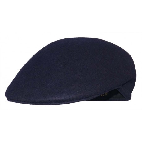 Casquette Herman Headwear Formée Laine Marine ANCIENNES COLLECTIONS divers