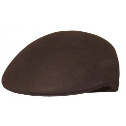 Casquette Herman Headwear Formée Laine Marron ANCIENNES COLLECTIONS divers