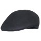 Casquette Herman Headwear Formée Laine Noire ANCIENNES COLLECTIONS divers