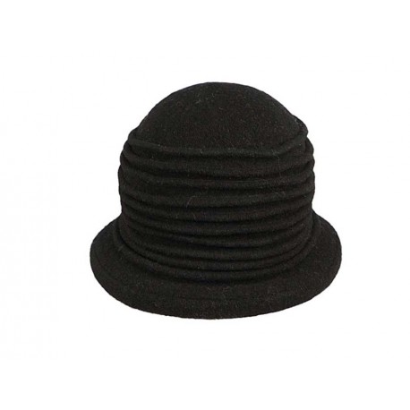 Chapeau Laine Herman Headwear Lady Grace Noir ANCIENNES COLLECTIONS divers