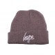 Bonnet à Revers Hype Script Marron et Blanc BONNETS HYPE