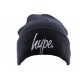 Bonnet à Revers Hype Script Marine et Blanc BONNETS HYPE