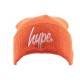 Bonnet à Revers Hype Script Orange et Blanc BONNETS HYPE