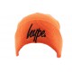 Bonnet à Revers Hype Script Orange et Noir BONNETS HYPE