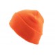 Bonnet à Revers Hype Script Orange et Noir BONNETS HYPE