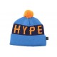 Bonnet à Pompon Hype Bleu et Orange ANCIENNES COLLECTIONS divers