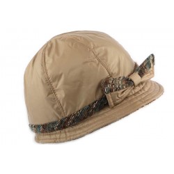 Chapeau Pluie Nyls Création Louise Beige CHAPEAUX Nyls Création